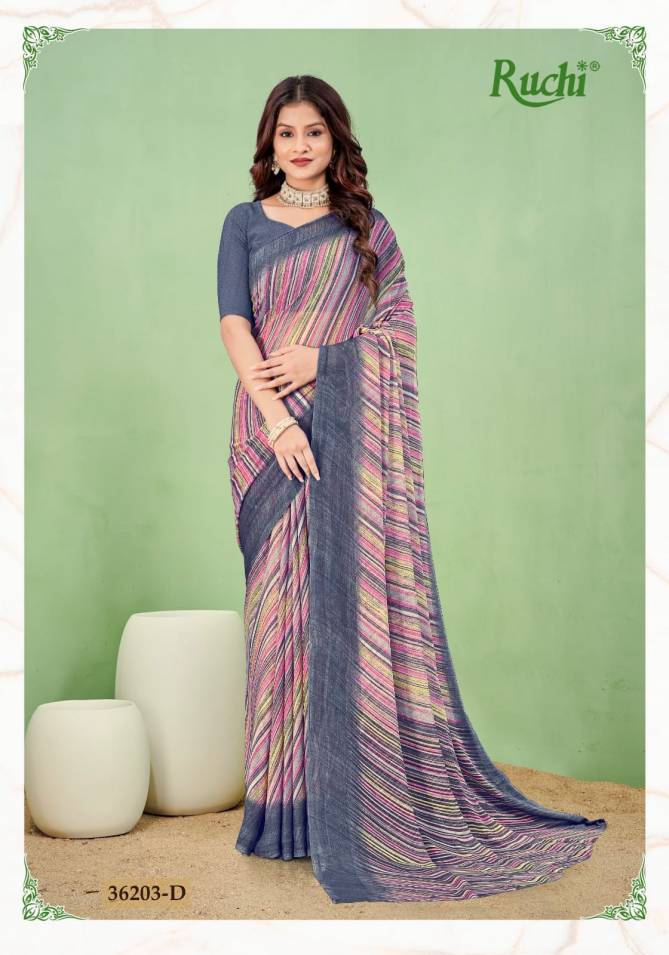 Star Chiffon Vol 170 By Ruchi Daily Wear Printed Saree Suppliers In India
